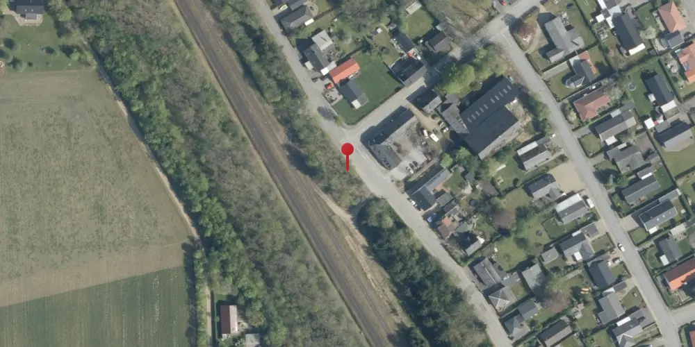Historisk kort over Kølkær Station [1914-1973]