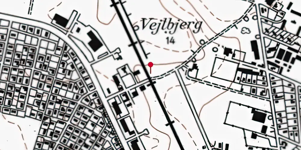 Historisk kort over Torsøvej Letbanestation Historisk kort over Torsøvej Letbanestation