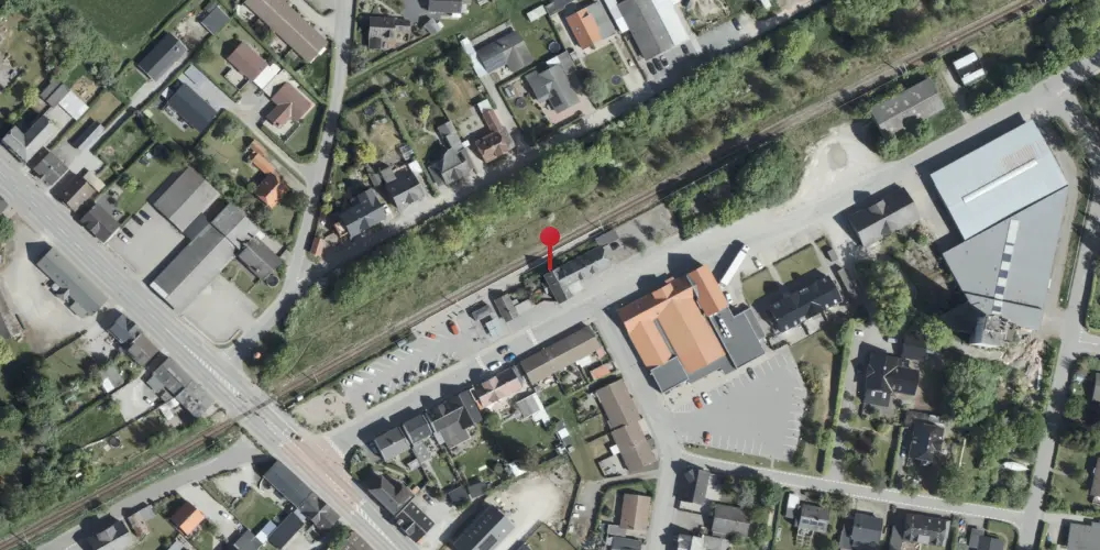 Historisk kort over Mørke Letbanestation Historisk kort over Mørke Letbanestation
