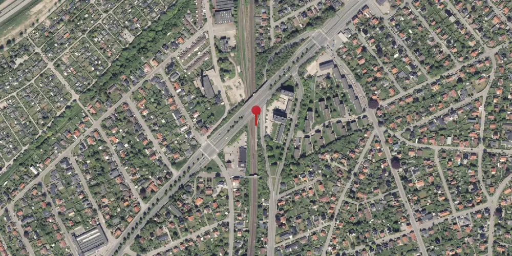 Historisk kort over Kongsvang Letbanestation Historisk kort over Kongsvang Letbanestation
