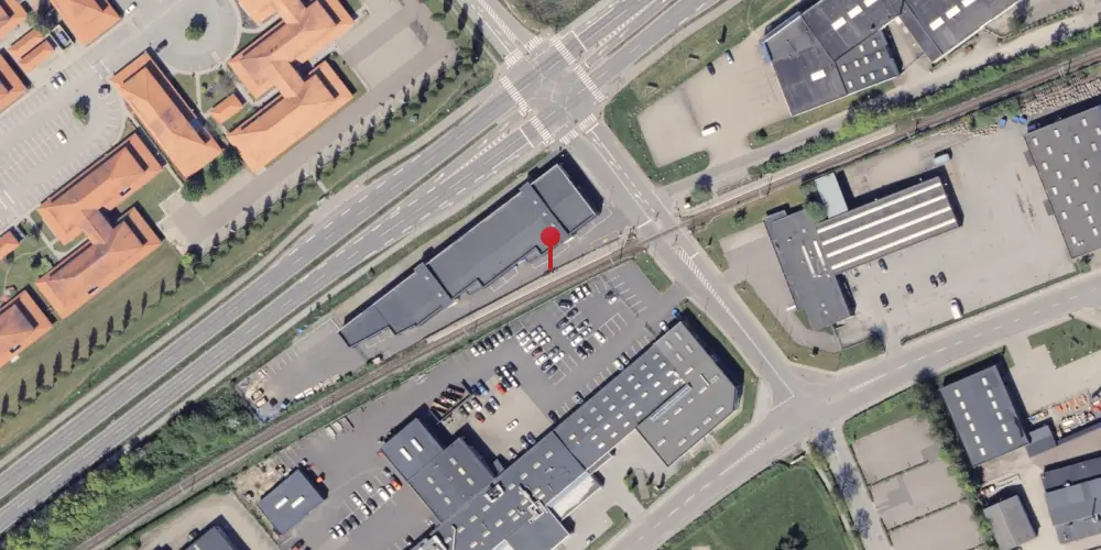 Historisk kort over Øllegårdsvej Letbanestation Historisk kort over Øllegårdsvej Letbanestation