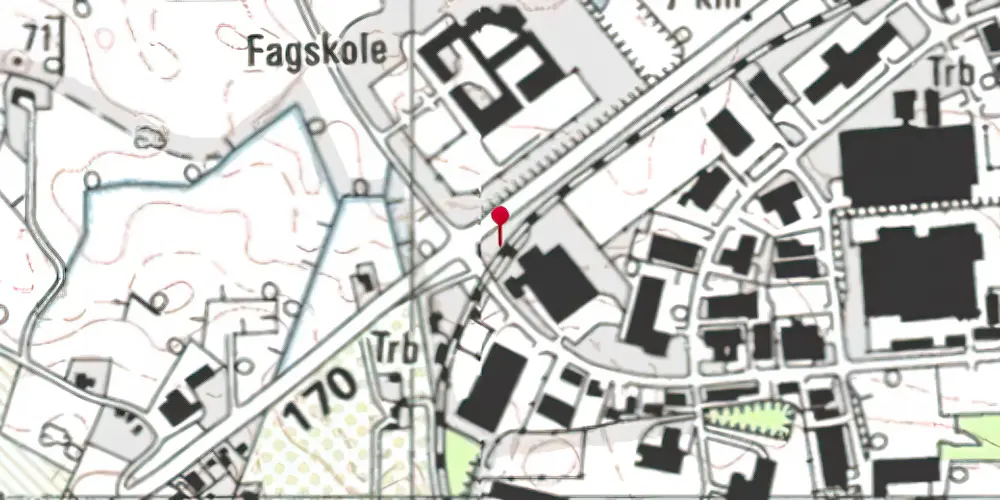 Historisk kort over Gunnar Clausensvej Letbanestation Historisk kort over Gunnar Clausensvej Letbanestation
