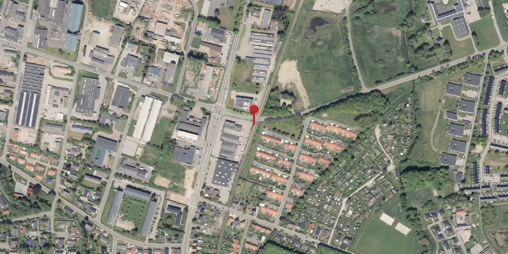 Historisk kort over Rude Havvej Letbanestation Historisk kort over Rude Havvej Letbanestation