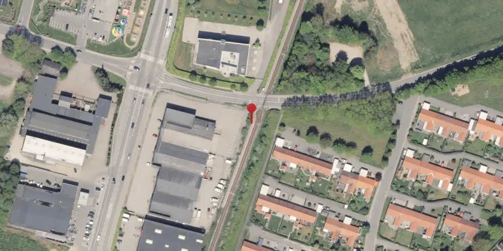 Historisk kort over Rude Havvej Letbanestation Historisk kort over Rude Havvej Letbanestation