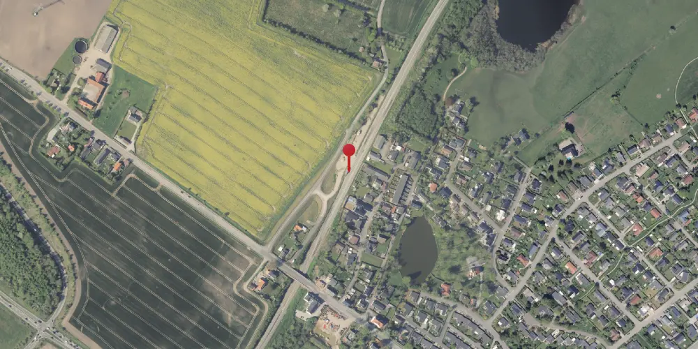 Historisk kort over Mundelstrup Teknisk Station Historisk kort over Mundelstrup Teknisk Station