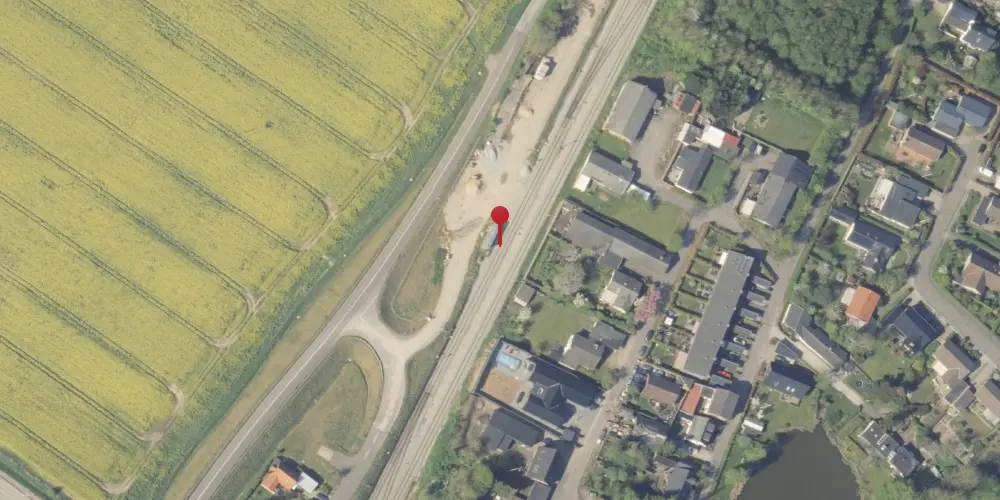 Historisk kort over Mundelstrup Teknisk Station Historisk kort over Mundelstrup Teknisk Station