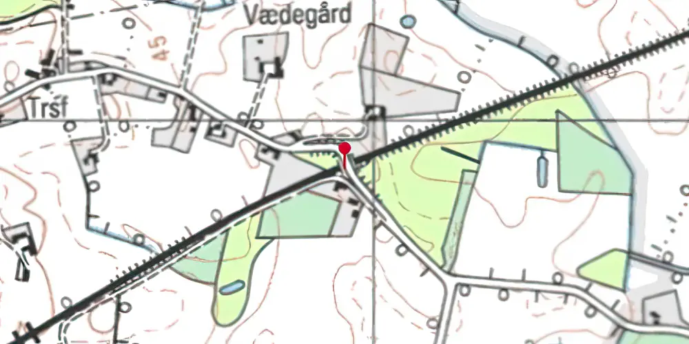 Historisk kort over Render Trinbræt Historisk kort over Render Trinbræt