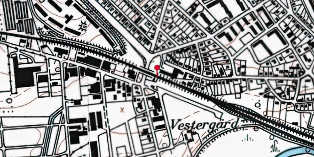 Historisk kort over Aaby Trinbræt Historisk kort over Aaby Trinbræt