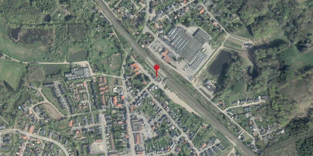 Historisk kort over Tommerup Station Historisk kort over Tommerup Station