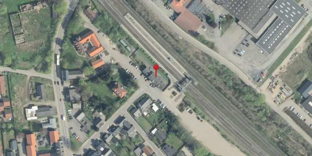 Historisk kort over Tommerup Station Historisk kort over Tommerup Station