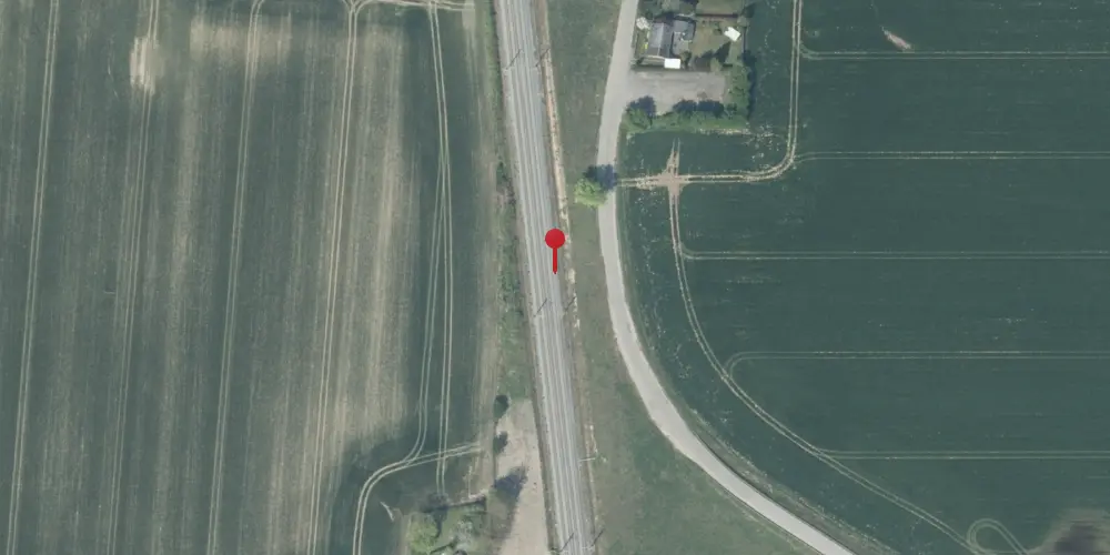 Historisk kort over Tingsted Teknisk Station Historisk kort over Tingsted Teknisk Station