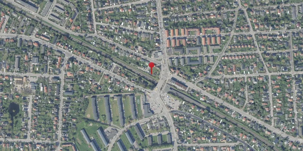Historisk kort over Vangede Billetsalgssted [1964-1966]