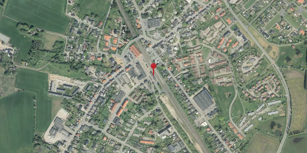 Historisk kort over Ejby Station Historisk kort over Ejby Station