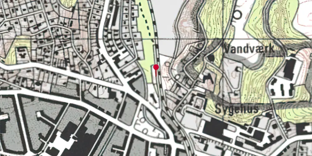 Historisk kort over Vejle Nord Trinbræt Historisk kort over Vejle Nord Trinbræt