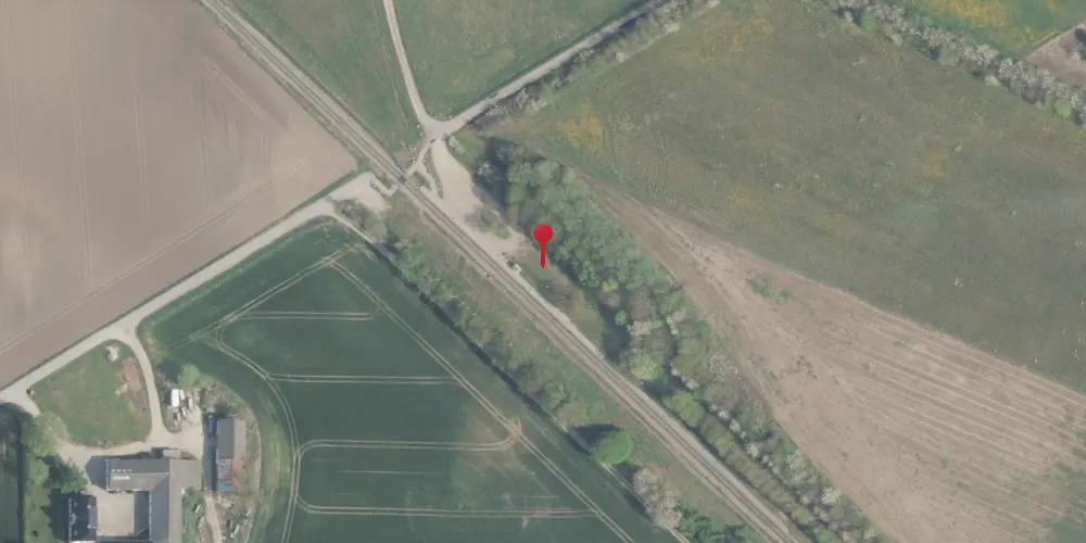 Historisk kort over Ørby Station [1924-1965]