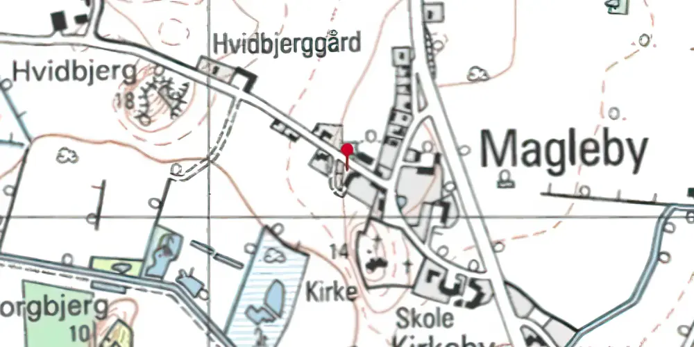 Historisk kort over Broløkke Trinbræt [1911-1928]