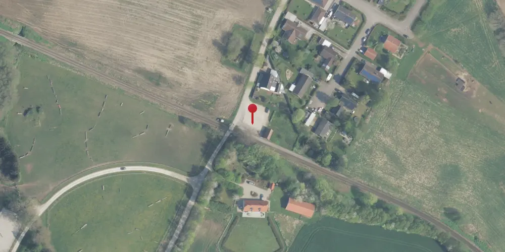 Historisk kort over Saltrup Station [1880-1910]