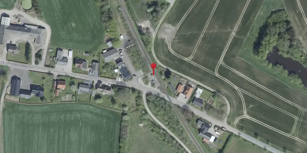 Historisk kort over Rudme Trinbræt