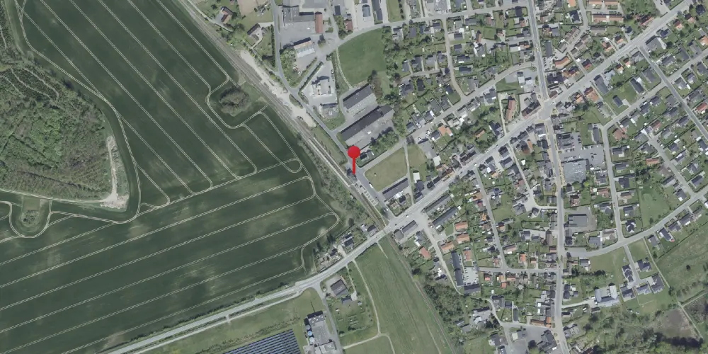 Historisk kort over Kværndrup Station Historisk kort over Kværndrup Station
