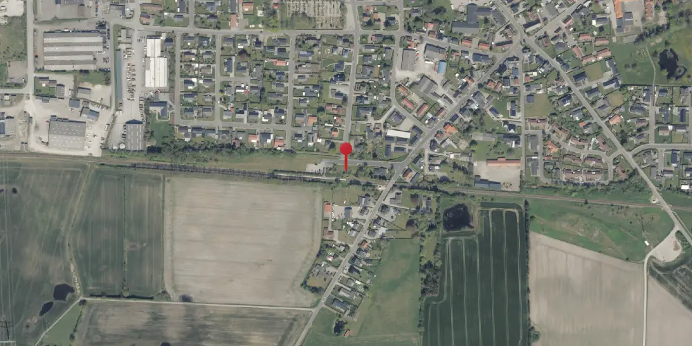 Historisk kort over Kliplev Holdeplads med sidespor [1901-1974]