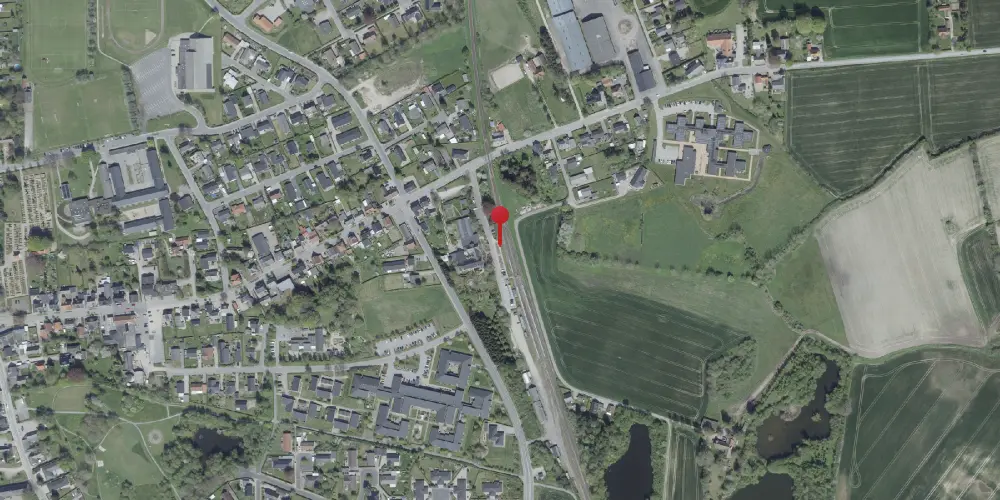 Historisk kort over Stenstrup Trinbræt