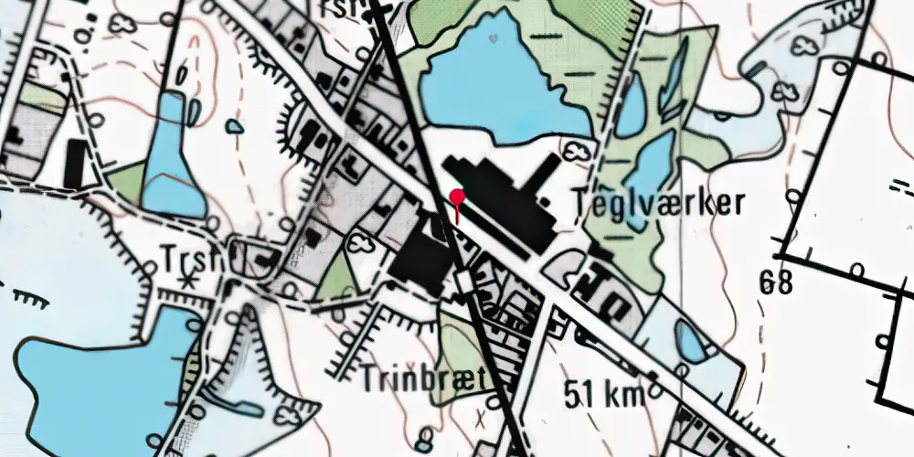 Historisk kort over Stenstrup Syd Trinbræt med Sidespor Historisk kort over Stenstrup Syd Trinbræt med Sidespor