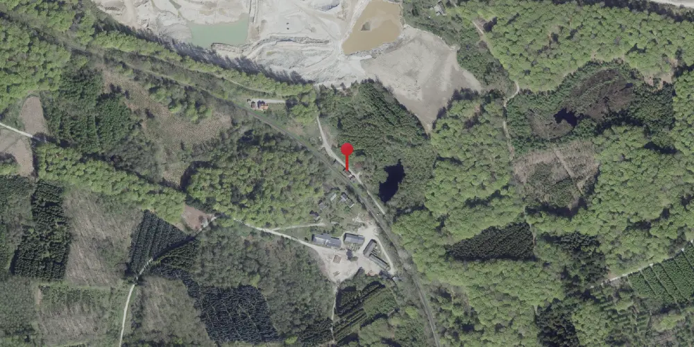 Historisk kort over Kirkeby Trinbræt
