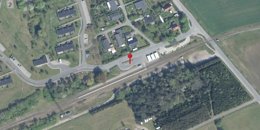 Historisk kort over Melby Station [1916-2020]