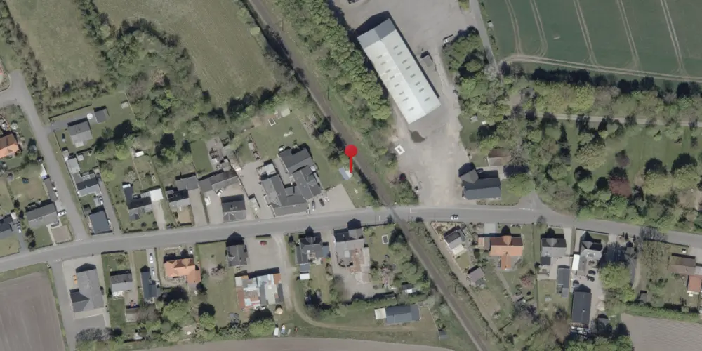 Historisk kort over Bajstrup Billetsalgssted [1898-1905]