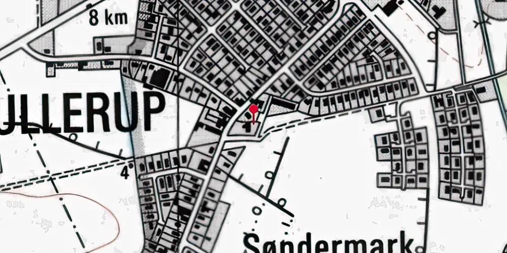 Historisk kort over Bullerup Station Historisk kort over Bullerup Station
