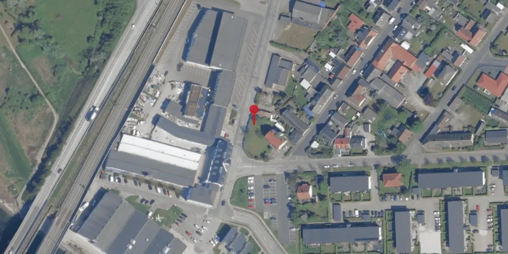 Historisk kort over Masnedsund Perronhal Historisk kort over Masnedsund Perronhal