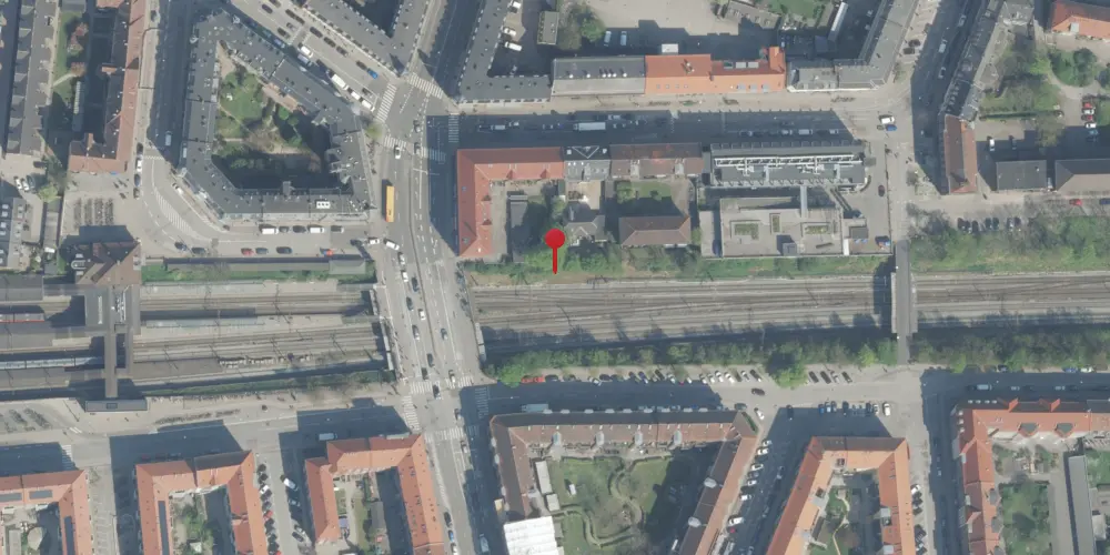Historisk kort over Valby S Station [1934-1941]