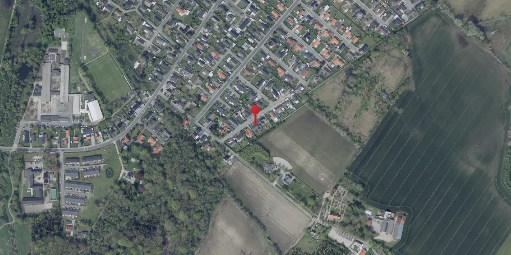 Historisk kort over Agedrup Holdeplads med sidespor [1900-1913]