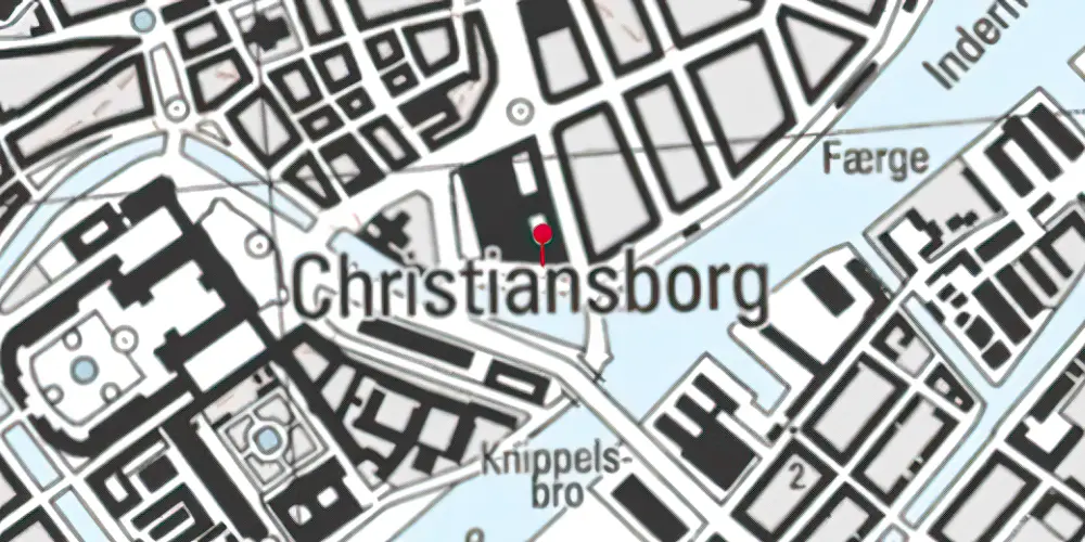 Historisk kort over Havnegade Havnebanestation Historisk kort over Havnegade Havnebanestation
