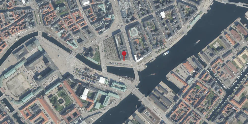 Historisk kort over Havnegade Havnebanestation Historisk kort over Havnegade Havnebanestation