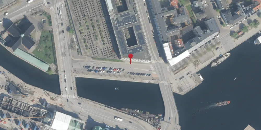 Historisk kort over Havnegade Havnebanestation Historisk kort over Havnegade Havnebanestation