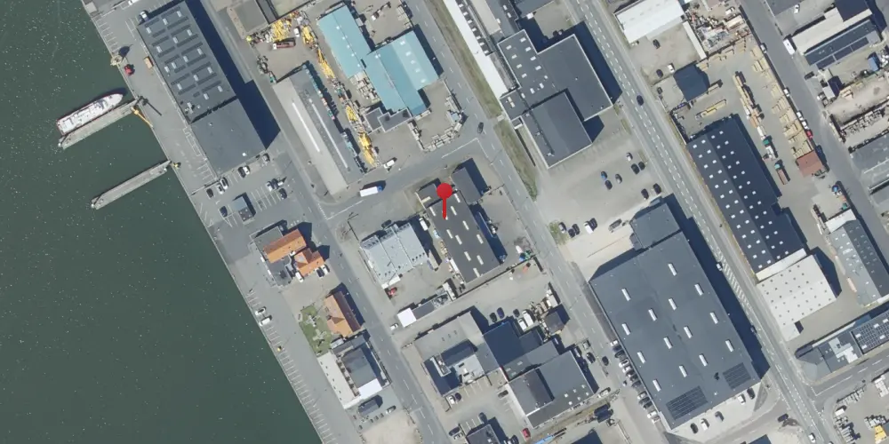 Historisk kort over Esbjerg ny Havn Godsekspeditionen Historisk kort over Esbjerg ny Havn Godsekspeditionen