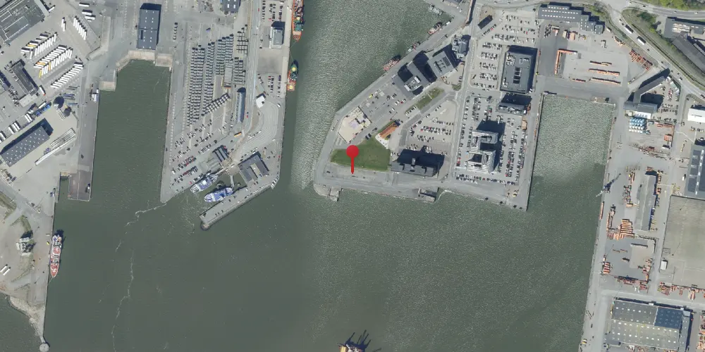 Historisk kort over Esbjerg Havn Havneekspedition Historisk kort over Esbjerg Havn Havneekspedition