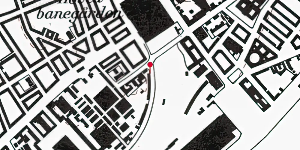 Historisk kort over Kjøbenhavns Kvægtorv Station Historisk kort over Kjøbenhavns Kvægtorv Station
