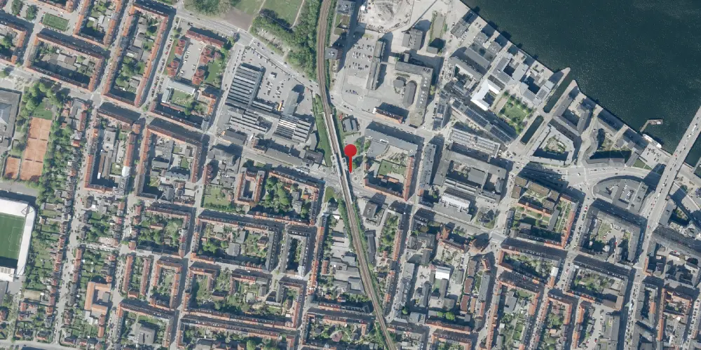 Historisk kort over Kastetvej Blokpost Historisk kort over Kastetvej Blokpost