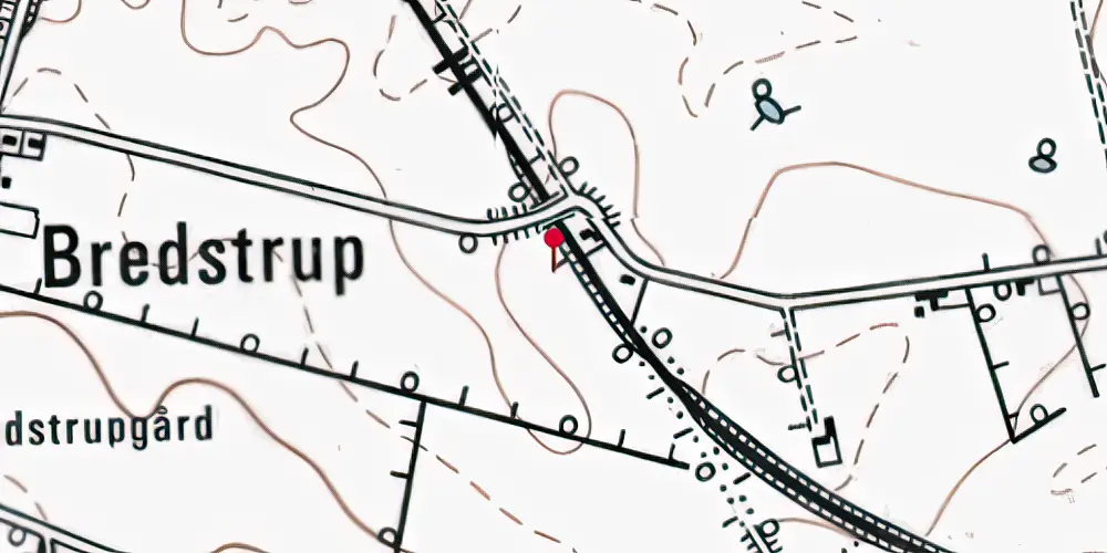 Historisk kort over Stallerup Forgreningsstation Historisk kort over Stallerup Forgreningsstation