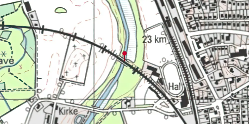Historisk kort over Suså Jernbanebro Historisk kort over Suså Jernbanebro