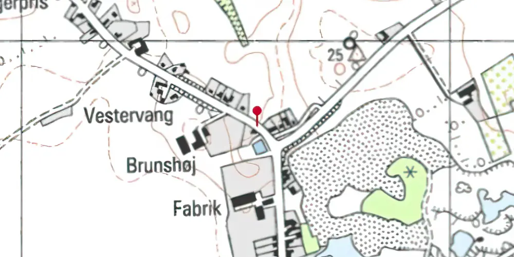 Historisk kort over Birket Vogter hus Historisk kort over Birket Vogter hus