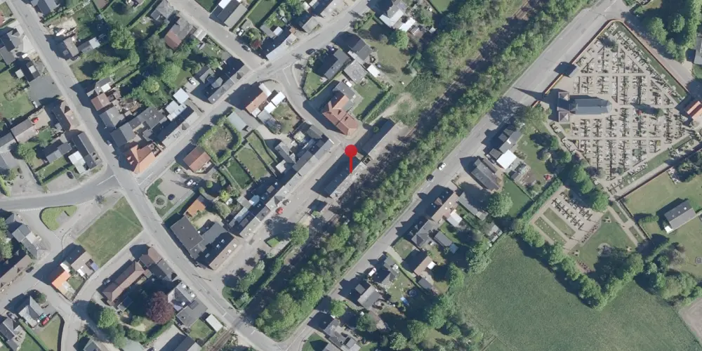 Historisk kort over Troldhede Station [1881-1973]
