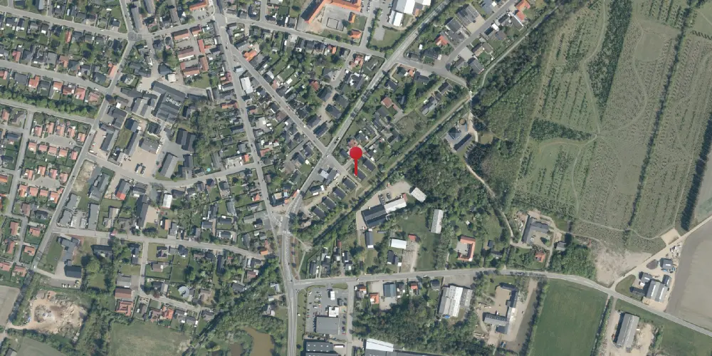 Historisk kort over Sunds Holdeplads [1906-1922]