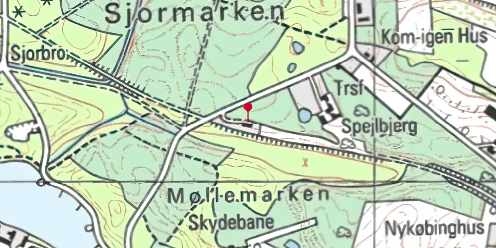 Historisk kort over Langesø Station Historisk kort over Langesø Station
