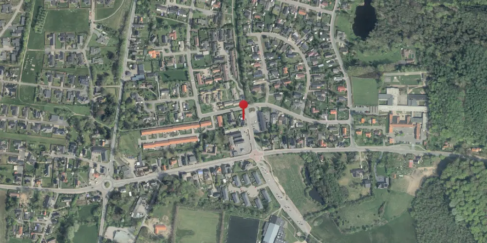 Historisk kort over Morud Station Historisk kort over Morud Station
