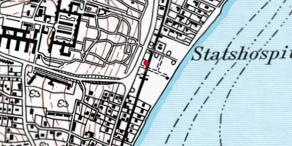 Historisk kort over Risskov Strandpark Letbanestation Historisk kort over Risskov Strandpark Letbanestation