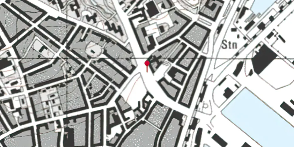 Historisk kort over Nørreport Aarhus Letbanestation Historisk kort over Nørreport Aarhus Letbanestation