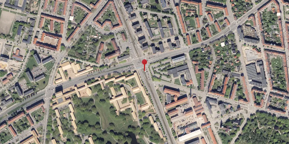 Historisk kort over Aarhus Universitet (Ringgaden) Letbanestation Historisk kort over Aarhus Universitet (Ringgaden) Letbanestation